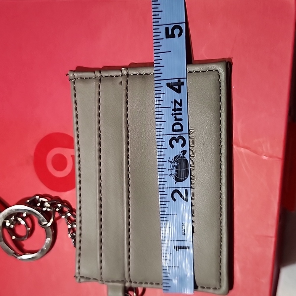 Steve Madden Gray Keychain Wallet Card Holder ID - Picture 6 of 6